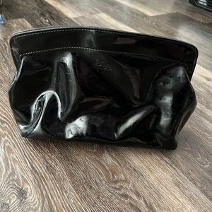 Black Dior beauty cosmetic bag